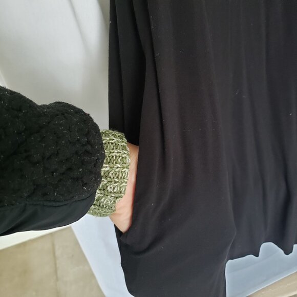 Time and Tru Black Round Neck Sleeveless Stretchy Dress w/ Pockets Size XXL - Picture 9 of 10